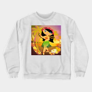 TropoGirl - Tropical Dancer Crewneck Sweatshirt